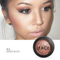 Blush facialde 6 cores para bochechas naturais
