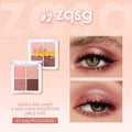 Paleta de sombras, glitter brilhante pigmento fosco à prova d'água