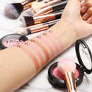 Blush facialde 6 cores para bochechas naturais