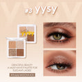 Paleta de sombras glitter brilhante pigmento fosco à prova d'água