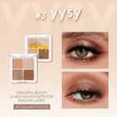Paleta de sombras glitter brilhante pigmento fosco à prova d'água
