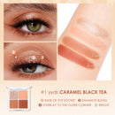 Paleta de sombras, glitter brilhante pigmento fosco à prova d'água