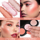 Paleta de iluminador de blush